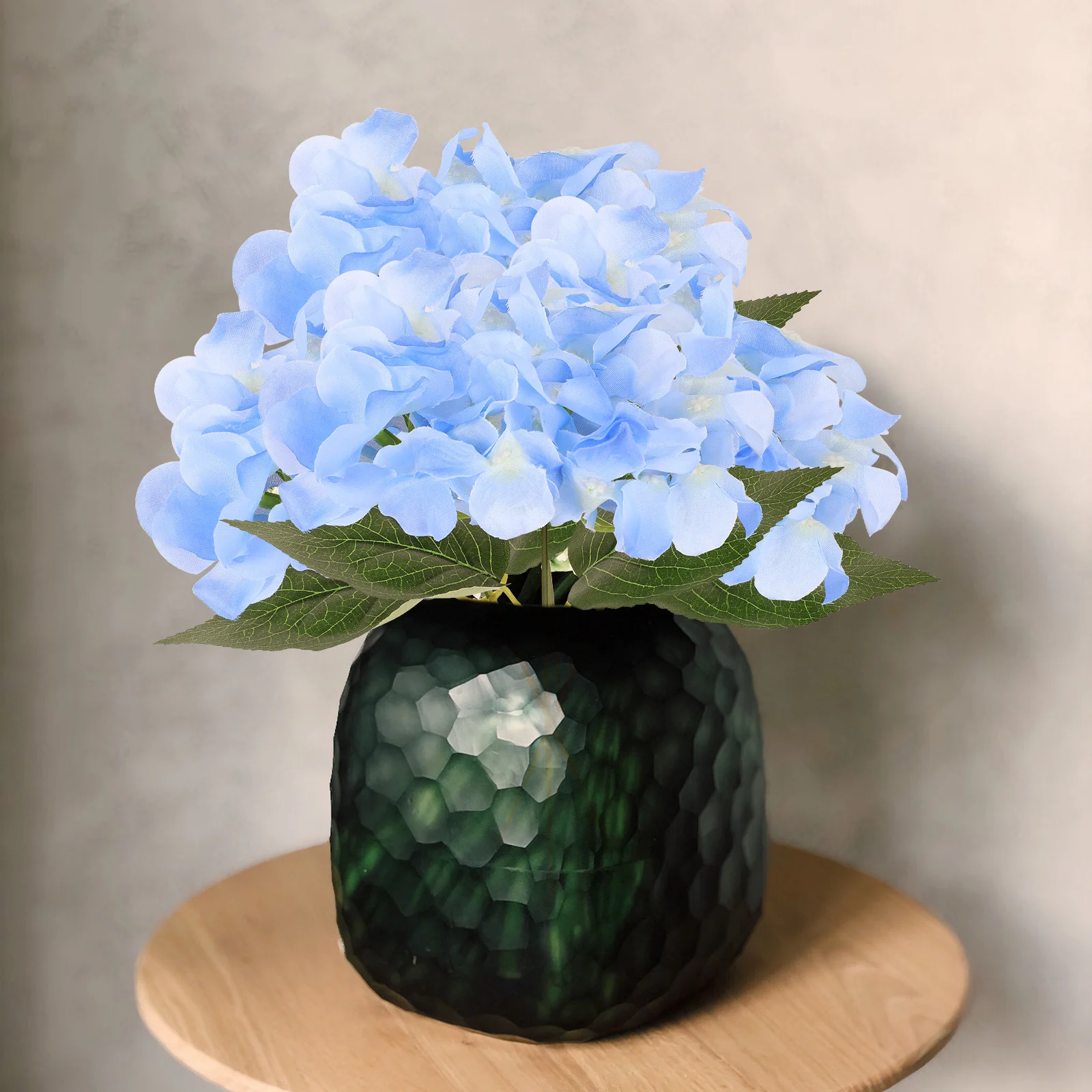 

10Pcs Fake Hydrangea Bouquet Long-Lasting Artificial Flower Ornament for Home Decor Photography Props Festive Decoration