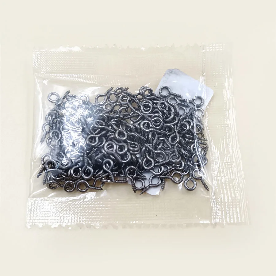 200PCS/Pack Mini Screw Hooks DIY Jewelry Making Bracelet Eyelets Eye Pins Clasps Earrings Popular Wholesale