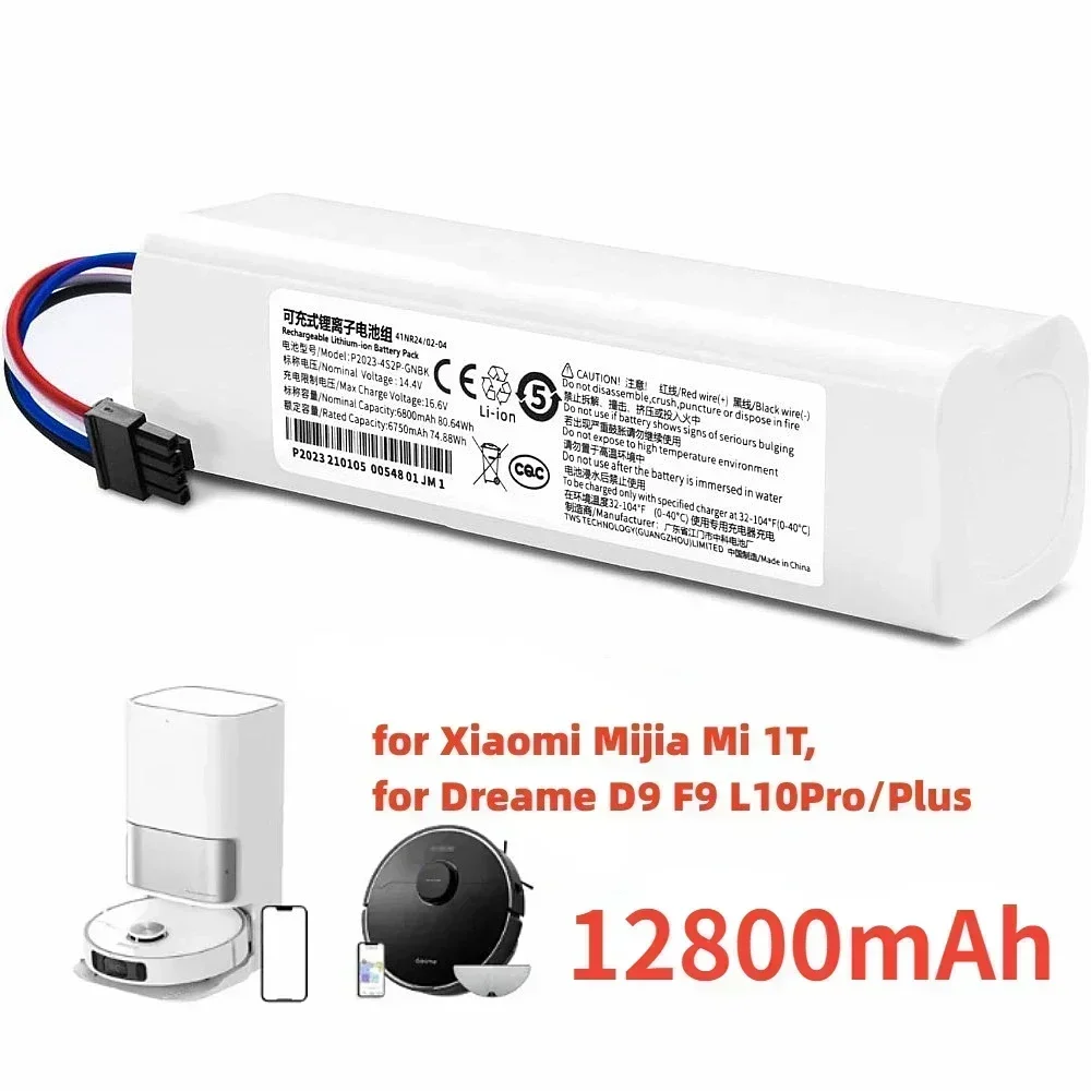14,4V vervangende batterij voor Dreame F9, D9, L10, Z10 Pro/Plus/MAX - Ideaal voor RLS3, RLS5, RLS5L, RLS5D robotstofzuigers