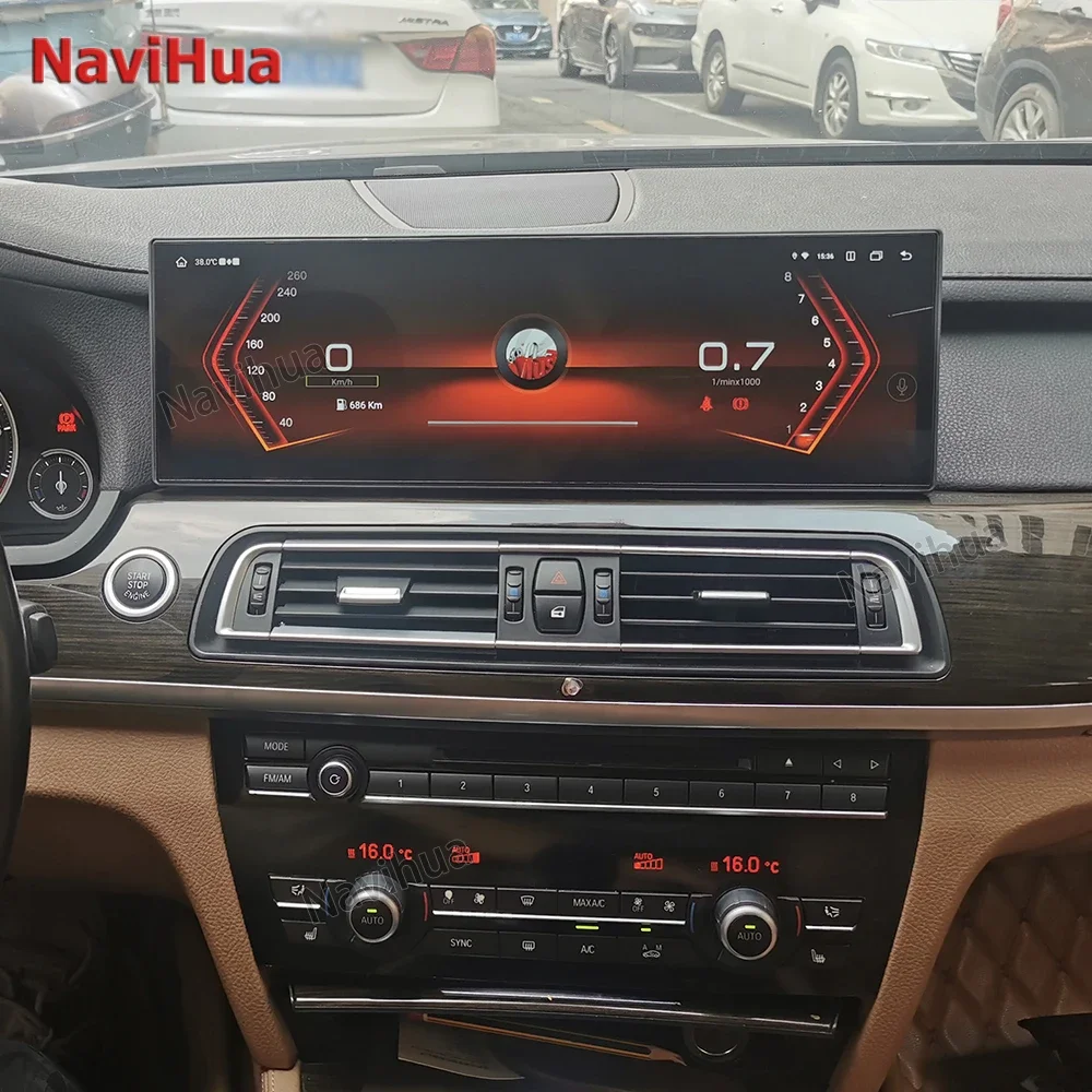 14.9 Inch Touch Screen Multimedia  Player Android Car Radio Carplay Head Unit Monitor  for BMW 7 Series F01 F02 F04 2009 2015