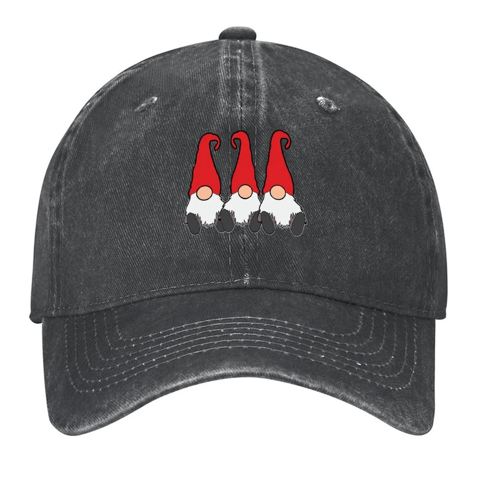 3 gnomos nórdicos invierno Navidad sueco Tomte lindos elfos gorra de béisbol Cosplay visera playa sombrero de lujo hombres mujeres