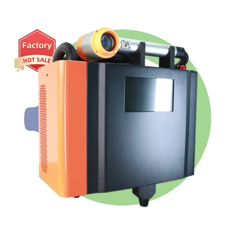 CNC LY Professional Customization Handheld  Cleaning Metal Paint Rust oil Removal Head For Fiber  Cleaning Machine