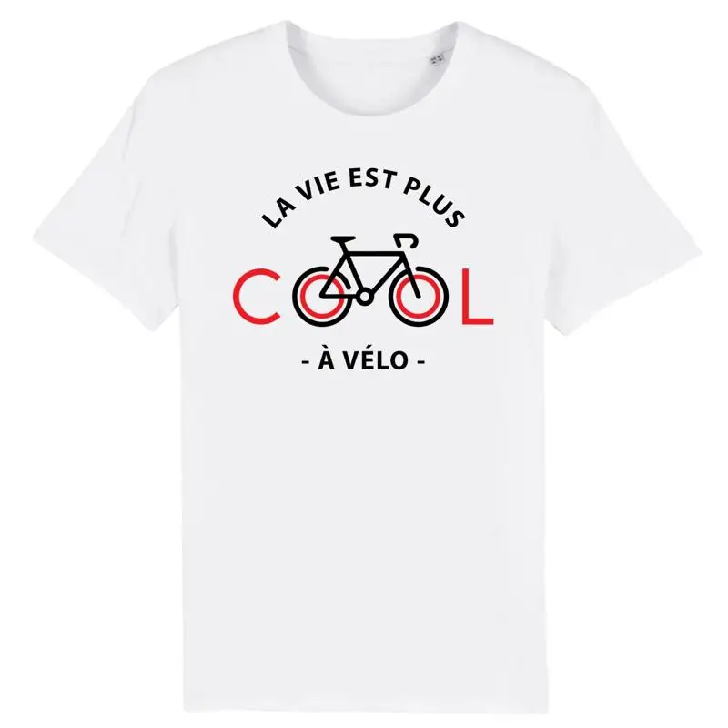 

T shirt life is cooler on a bike