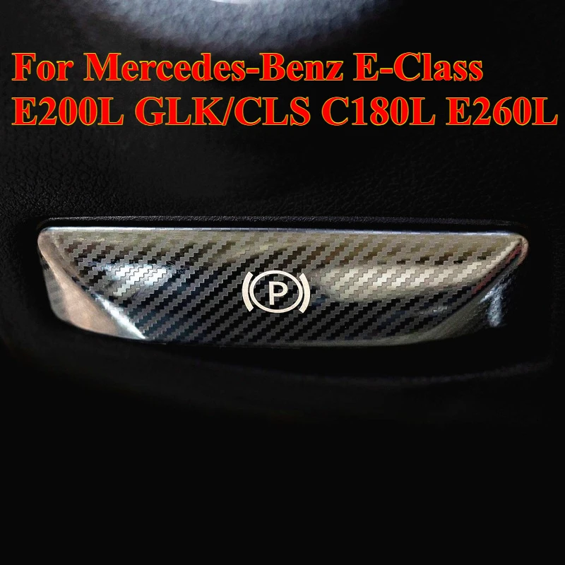 

1PCS Car Styling Foot Brake Release Switch Trim Sticker Stainless Steel For Mercedes-Benz E-Class E200L GLK/CLS C180L E260L