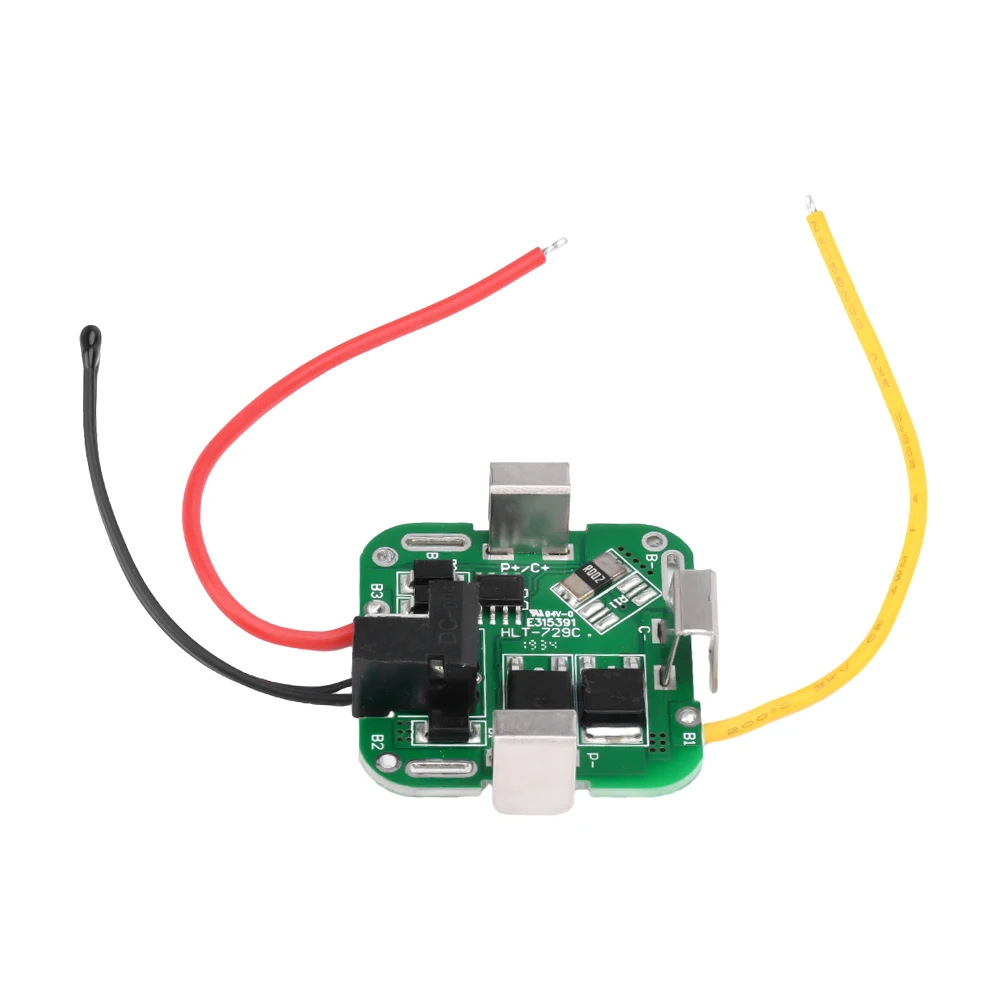 BMS 4S 14.8V 2A Dual MOS 18650 Lithium Battery Charging Protection Board Li-ion Power Bank Charger With Wire