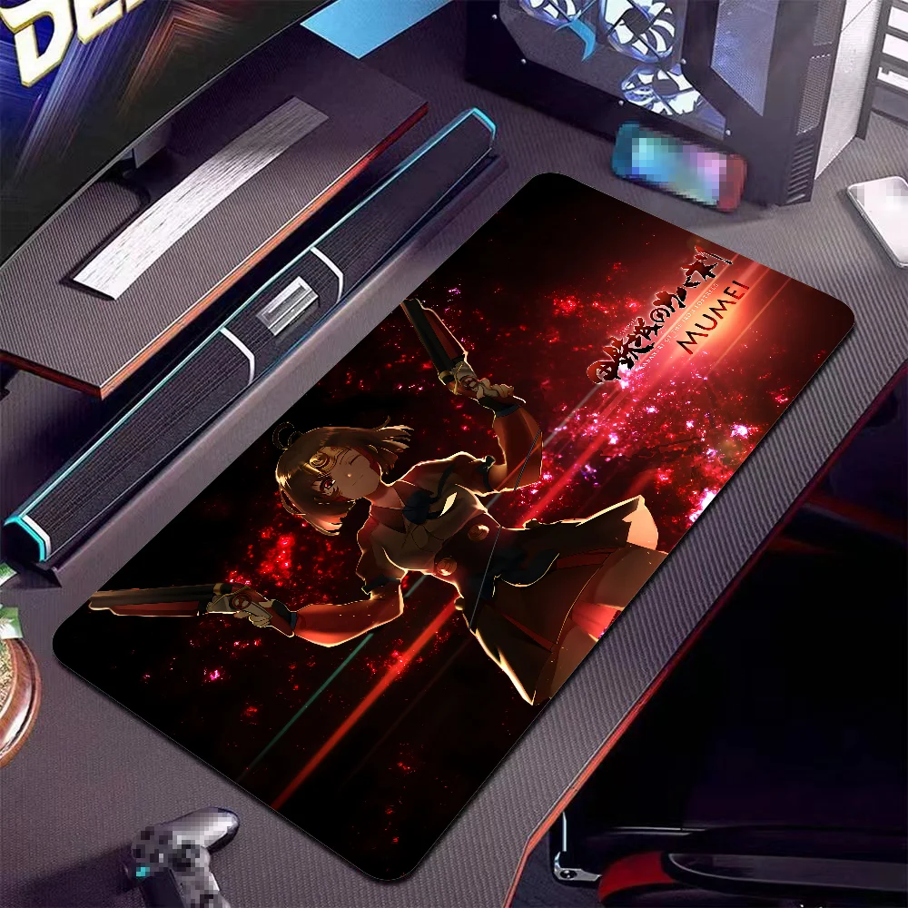 

KABANERI OF THE IRON FORTRESS Mousepad Large Anti-Slip Mouse Pad Stitched Edges Mat Durable Desk Laptop Gaming​ Keyboard Pad XXL