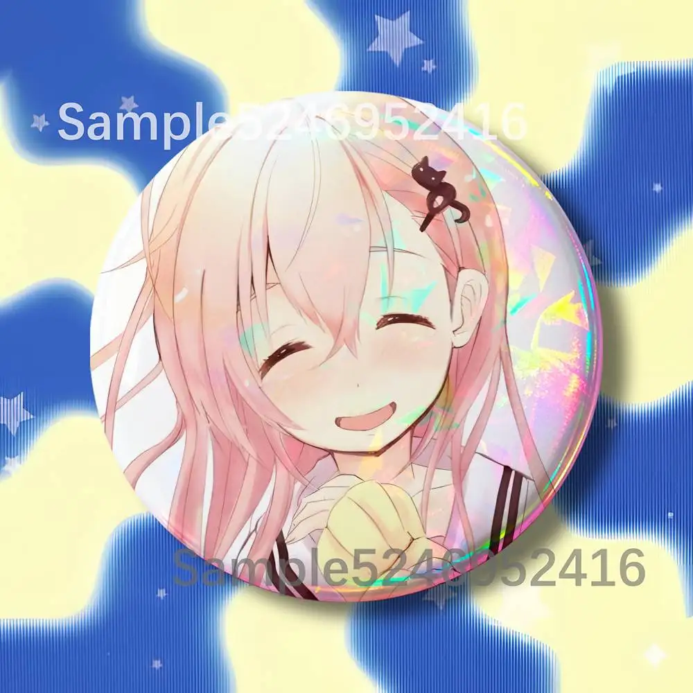 Aoi Mukou T-Totono Game Laser Badge Runde Kreative Anstecknadel Brosche Nischendesign Brosche für Rucksack Reversnadeln Accessoires – Detail 11