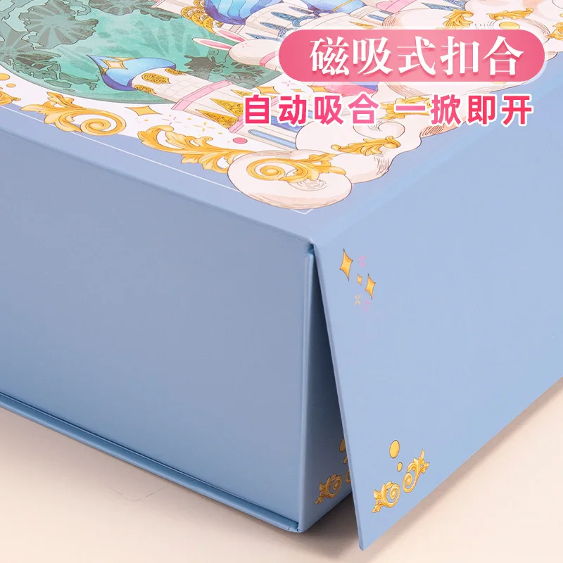 Dostosowane. Dream Castle Birthday Box Holiday Ceremony Packing Box Puste pudełko