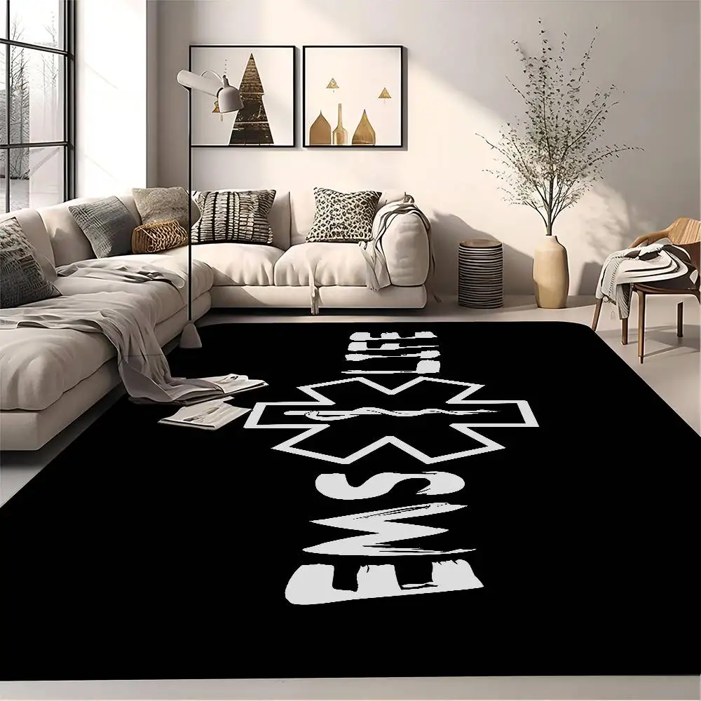 Ems Star Of Life Anime Room Mats Cheaper Anti-slip Modern Living Room Balcony Printed Welcome Rug
