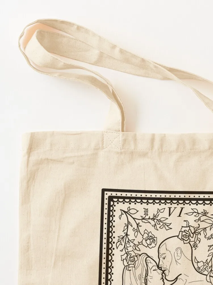 The Lovers Tarot Card pt 2 Tote Bag Shopper حقيبة رائعة حقائب نسائية 2025 حقيبة قماش للنساء