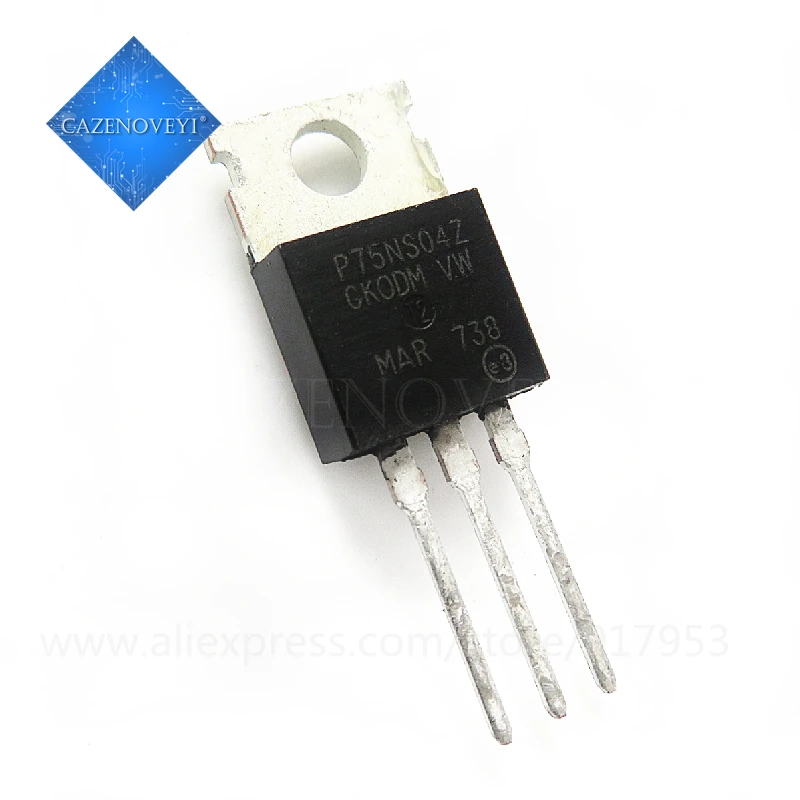 10pcs/lot STP75NS04Z TO-220 P75NS04Z P75NS04 TO-220 STP75NS04 In Stock