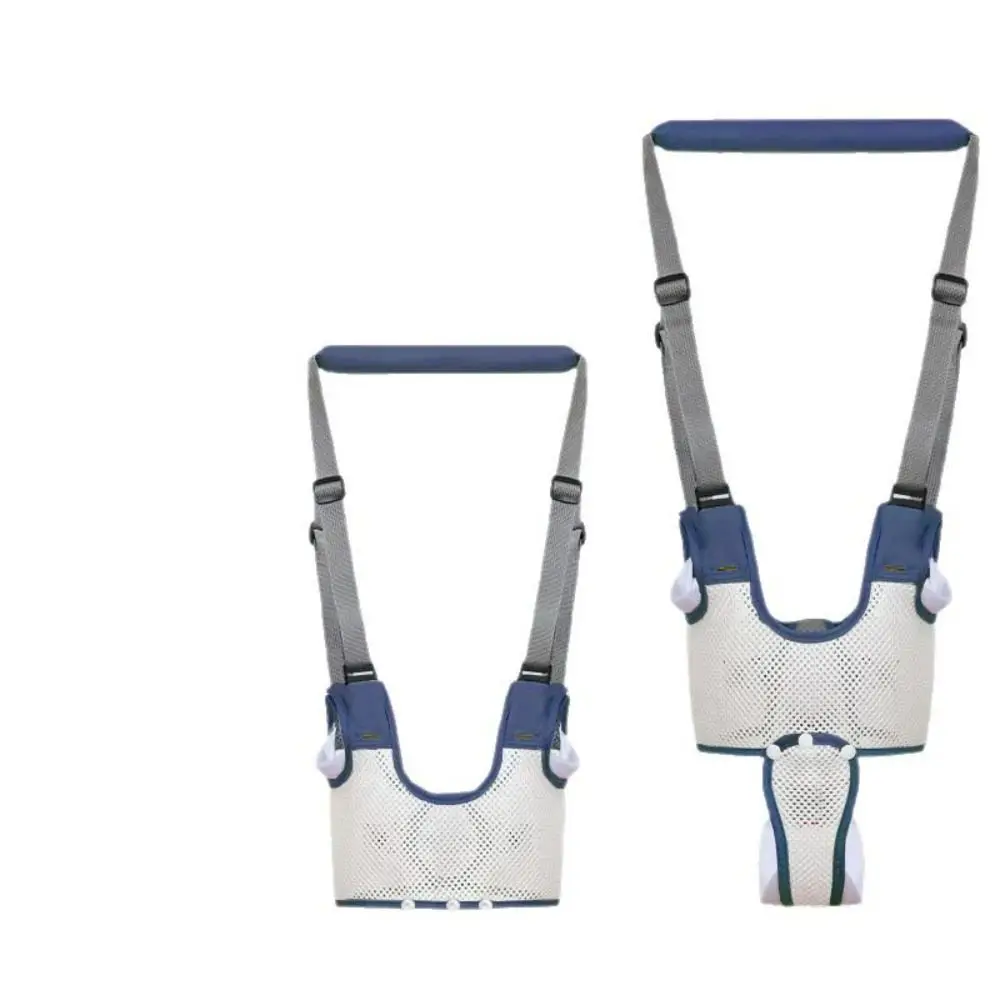 

Breathable Design Baby Walking Harness Adjustable Strap Removable Crotch Safety Reins Dual-Use Handheld Handle Baby Walking Aid