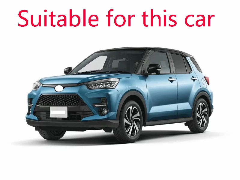 For Toyota Raize Z A200A A200 2019 2020 ABS Chrome Door Handle Bowl Cover Cup Cavity Trim Insert Catch Molding Garnish