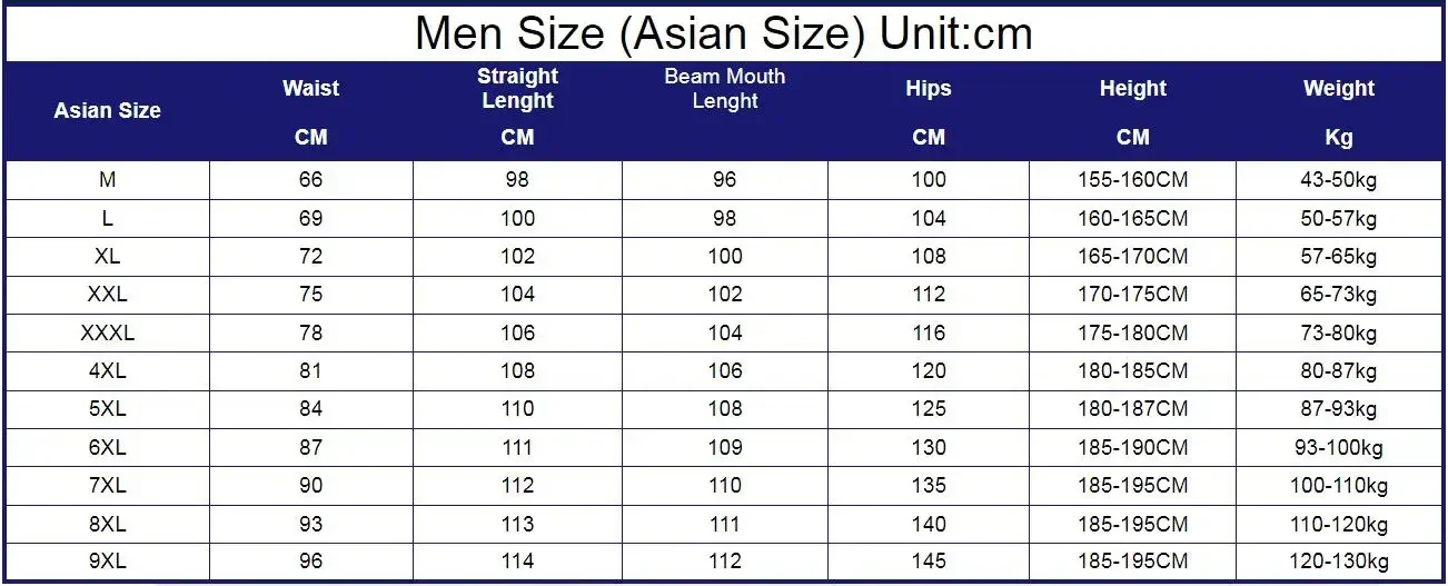 Plus size 6XL 7XL 8XL 9XL Mens Casual Pants Fitness Men`s Gyms Joggers Sportswear Tracksuit Bottoms Skinny Sweatpants Trousers