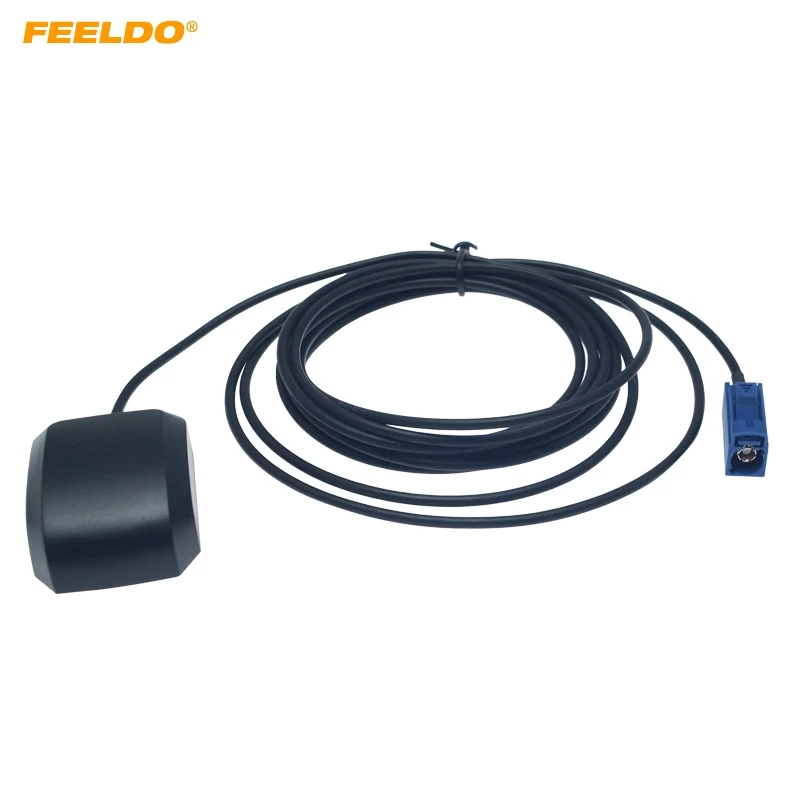 FEELDO Auto Fakra 3 Meters GPS Navigation Antenna Cable For With Magnetic Base For Most European Cars OEM HeadUnit