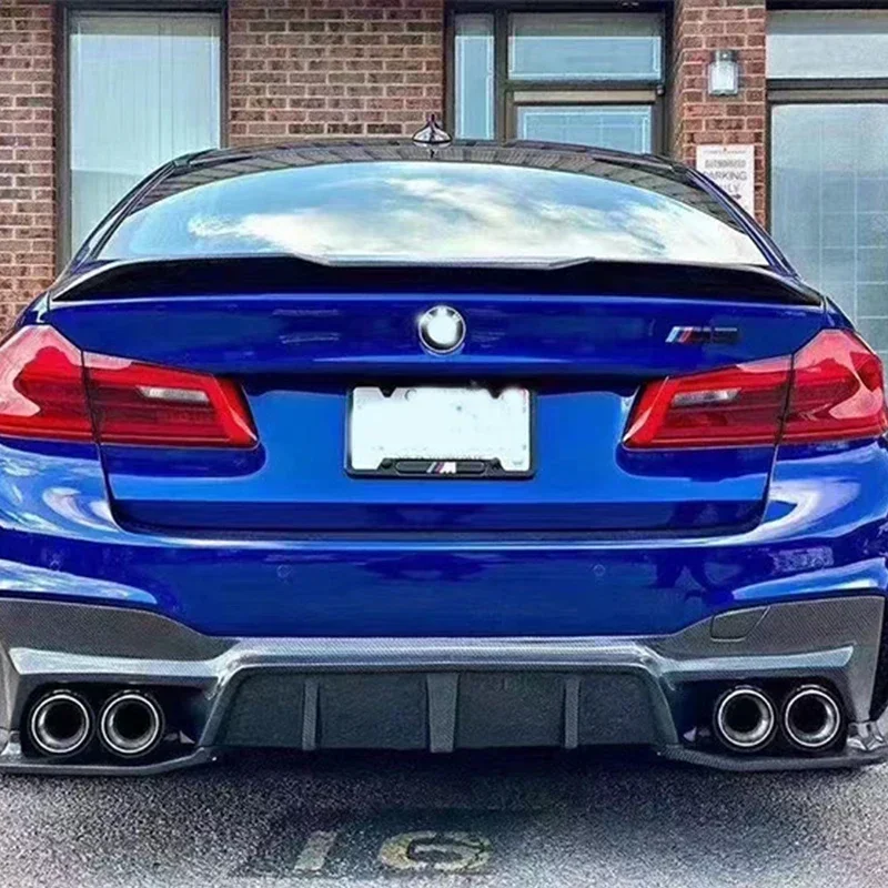 Rear Trunk Roof Spoiler Lip Wing for BMW G30 G38 F90 M5 M5+ M Performance Pro Style 2017-2023 Plate Body Kit Tuning Auto Parts