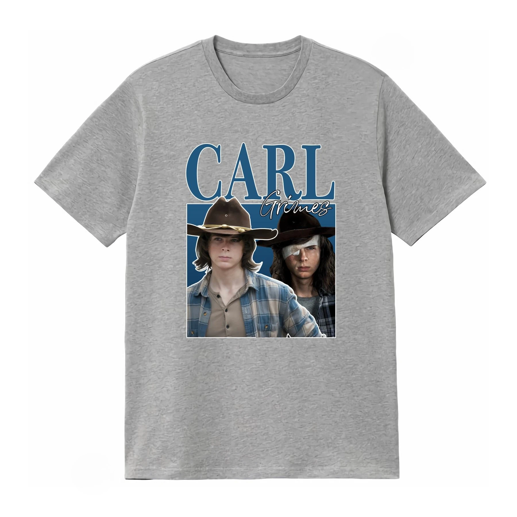 Carl Grimes 90S Walking Dead Chandler Riggs T Shirt GWM4 Fashion Streetwear Men's Clothing Women's Clothing 2026 Summer T Shirt