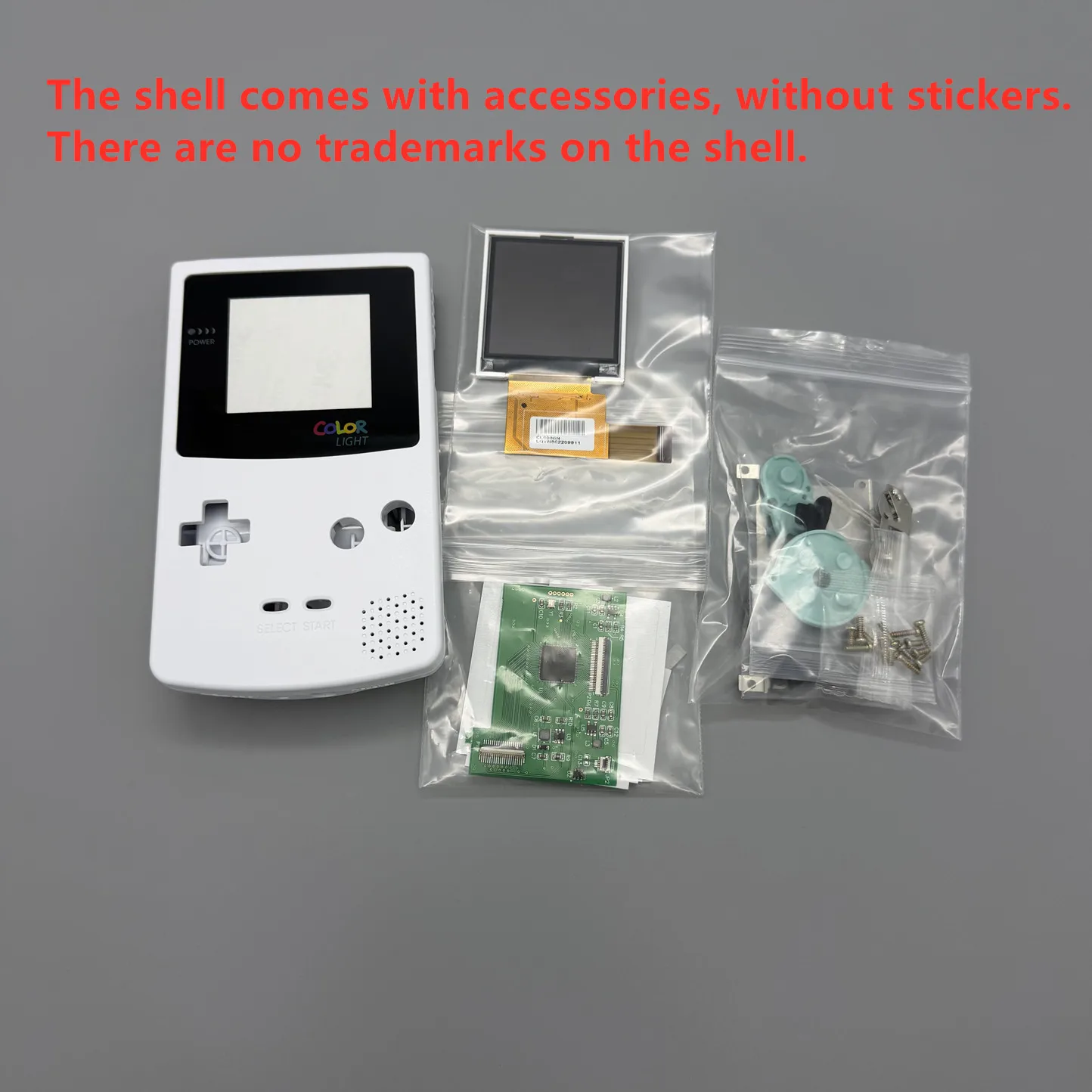easy-to-install-22-inches-gbc-high-brightness-lcd-and-new-shell-for-gameboy-color，gbc-lcd-screen