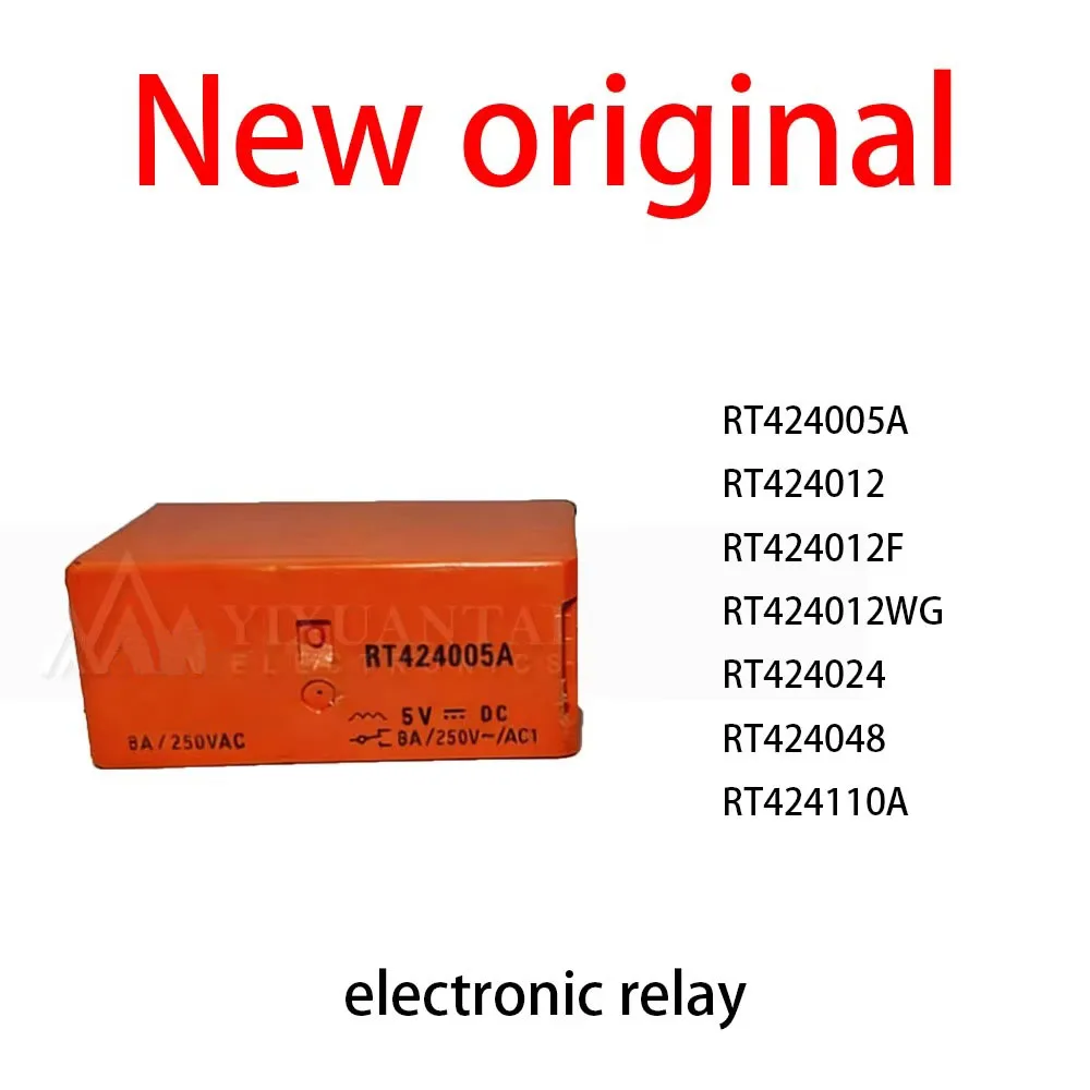 10Pcs/Lot New original RT424005A RT424012 RT424012F RT424012WG RT424024 RT424048 RT424110A electronic relay