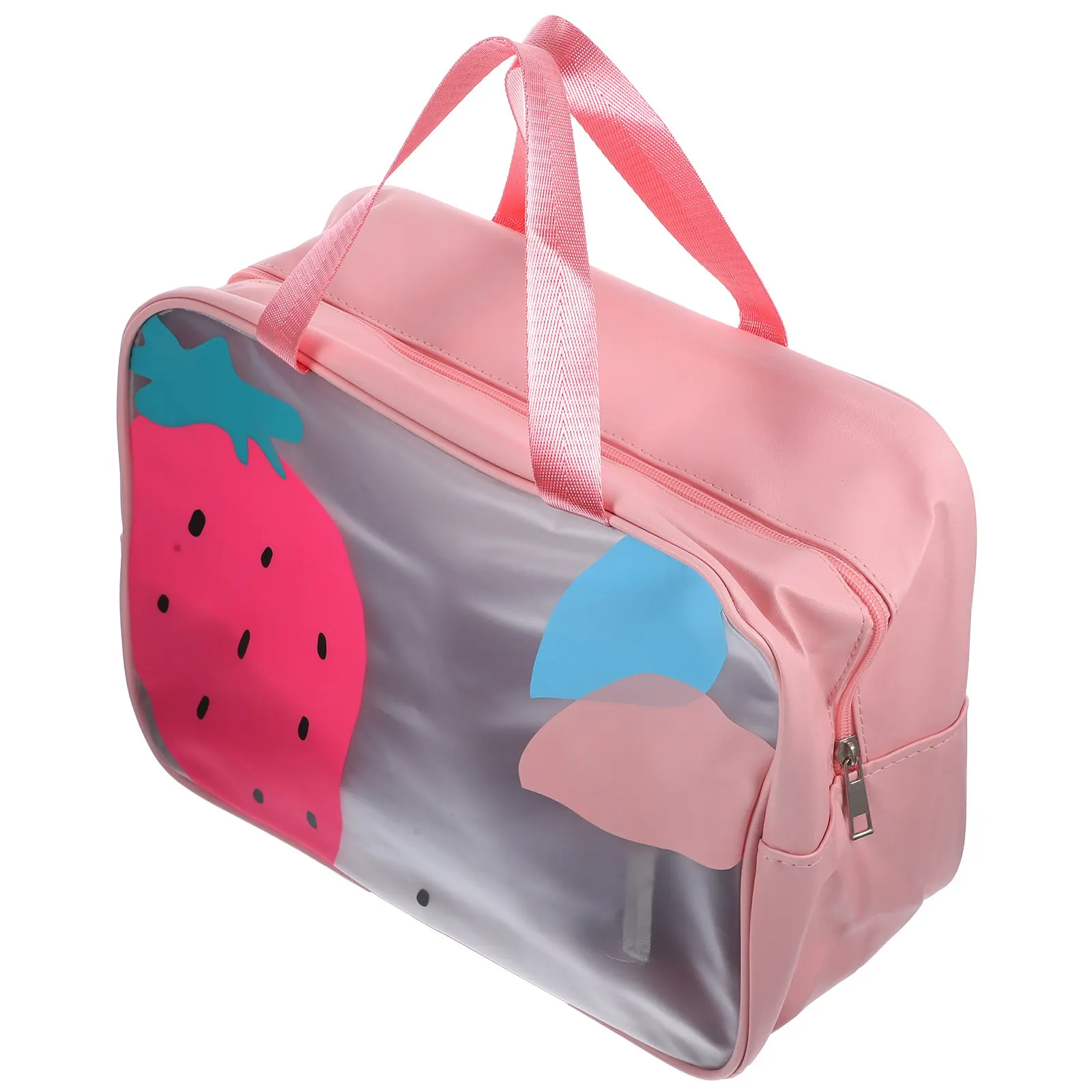 Waterproof Portable Travel Bag Compact Makeup Organizer Dry Wet Separation Zipper Toiletry Bag for Swimming Hiking Camping