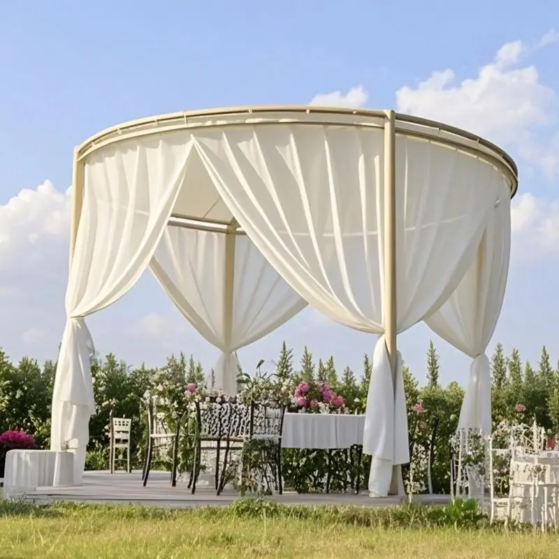 مظلات خارجية: أناف مستديرة، مظلات خيمة ذات مناظر طبيعية خلابة للمخيم/المزارع، ساحة B&B ومظلات خارجية للفندق
