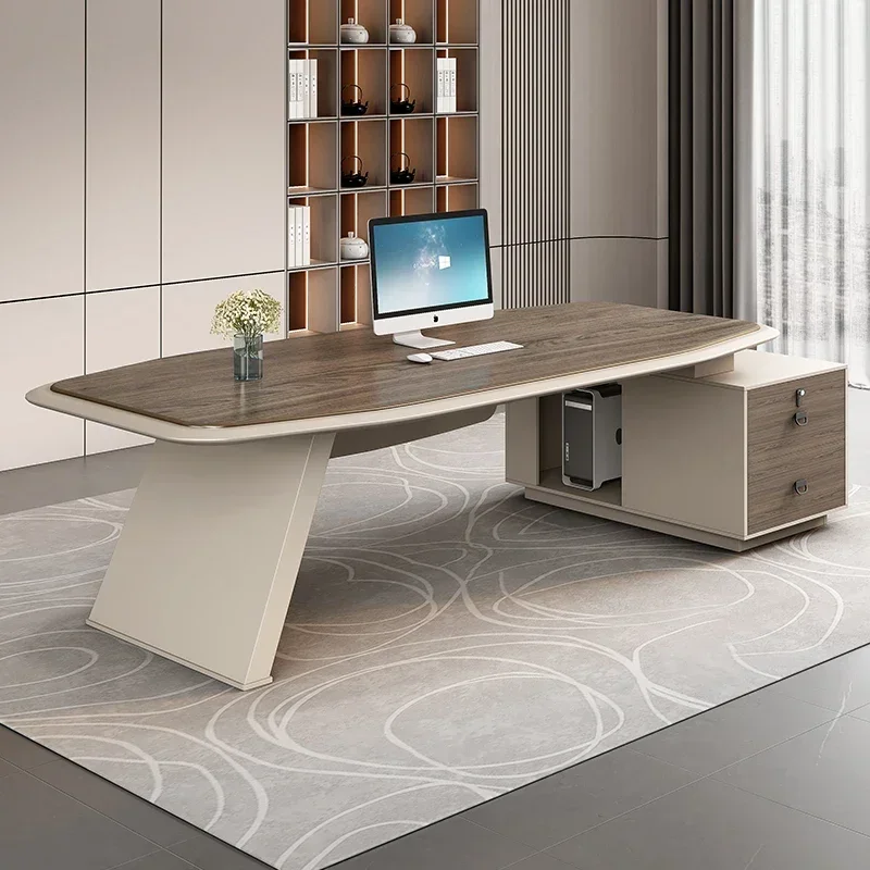 

Luxury Boss Office Desk Modern Simple Table Multifunctional Bedroom Study Desk Computer Table Mesa Ordenador Office Furniture