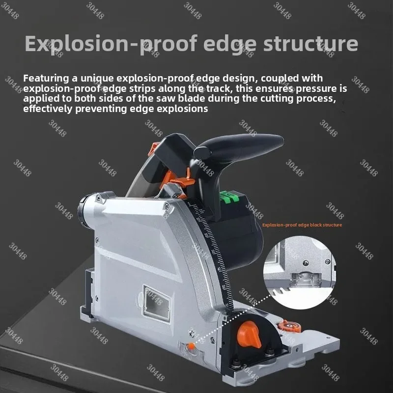 

Woodworking Track Saw Construction Cutting Circular Saw Inverted Panel Saw Brushless Single Track V-Groove Multi-Groove Cutter