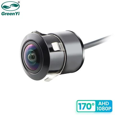 GreenYi AHD 1920x1080P Car Rear View Camera Full HD Night Vision 170° Fisheye Lens Vehicle Reversing Front Cam C301