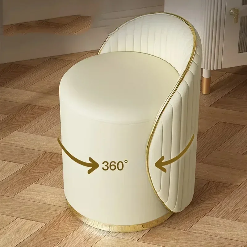 European Gotchic Stool Chair Girl Holder Arcade Footrest Vanity Stool Chair Modern Acrylic Tabourets De Bar Hallway Furniture