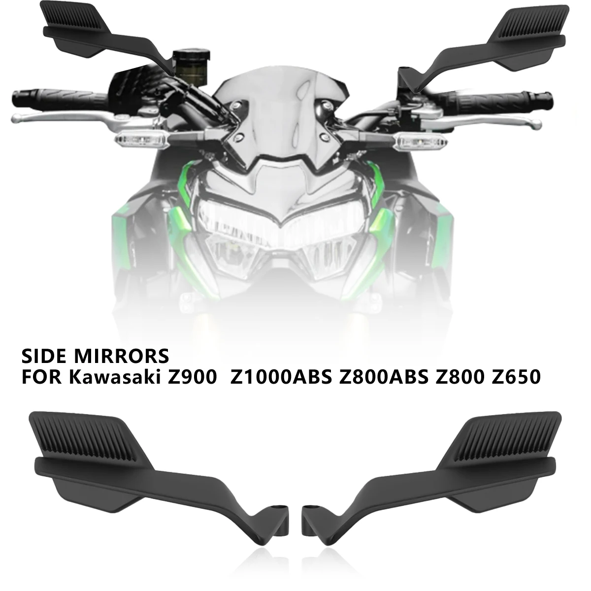 Motorcycle Mirrors Stealth Winglets Mirror To Rotate Adjustable Mirrors For YAMAHA MT 03 07 09 R1R3R7 XMAX KTM BMW Accessories image 5
