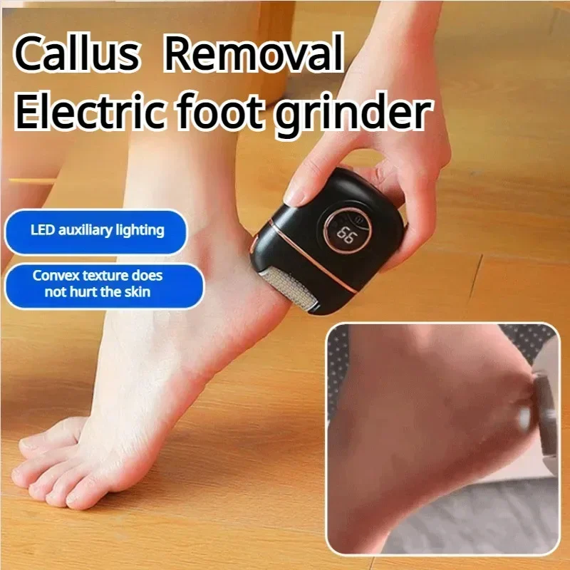 

Electric Foot Grinder Rechargeable Foot Callus Remover with LED Display Thick Leather Polishing Foot Grinder