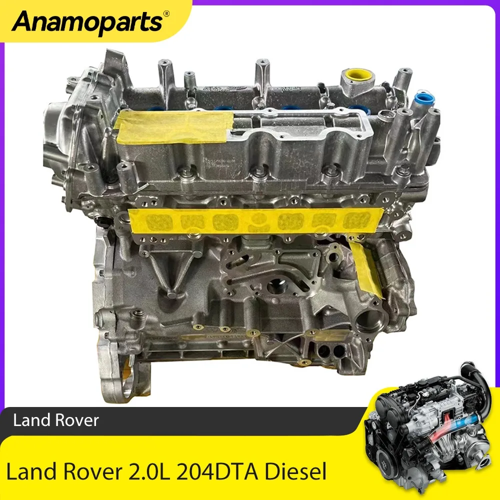 Engine Long Cylinder Block Assembly Fit 2.0 L For Land Rover Range Rover LW L550 L462 L538 L551 AJ200 2.0L 204DTA L4 DIESEL DOHC