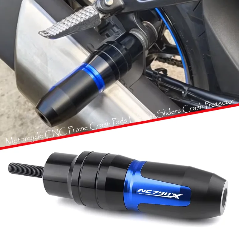 

Motorcycle CNC Accessoires Falling Protection Exhaust Slider Crash Protector Pad For Honda NC750X NC 750X nc750x