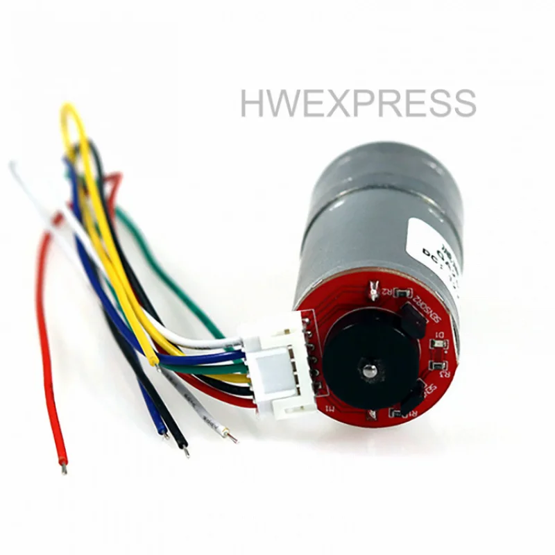 GM25-370Miniature Gear Motor High Power Speed Control Motor12v24vSpeed Measuring Encoder Disc with Encoder