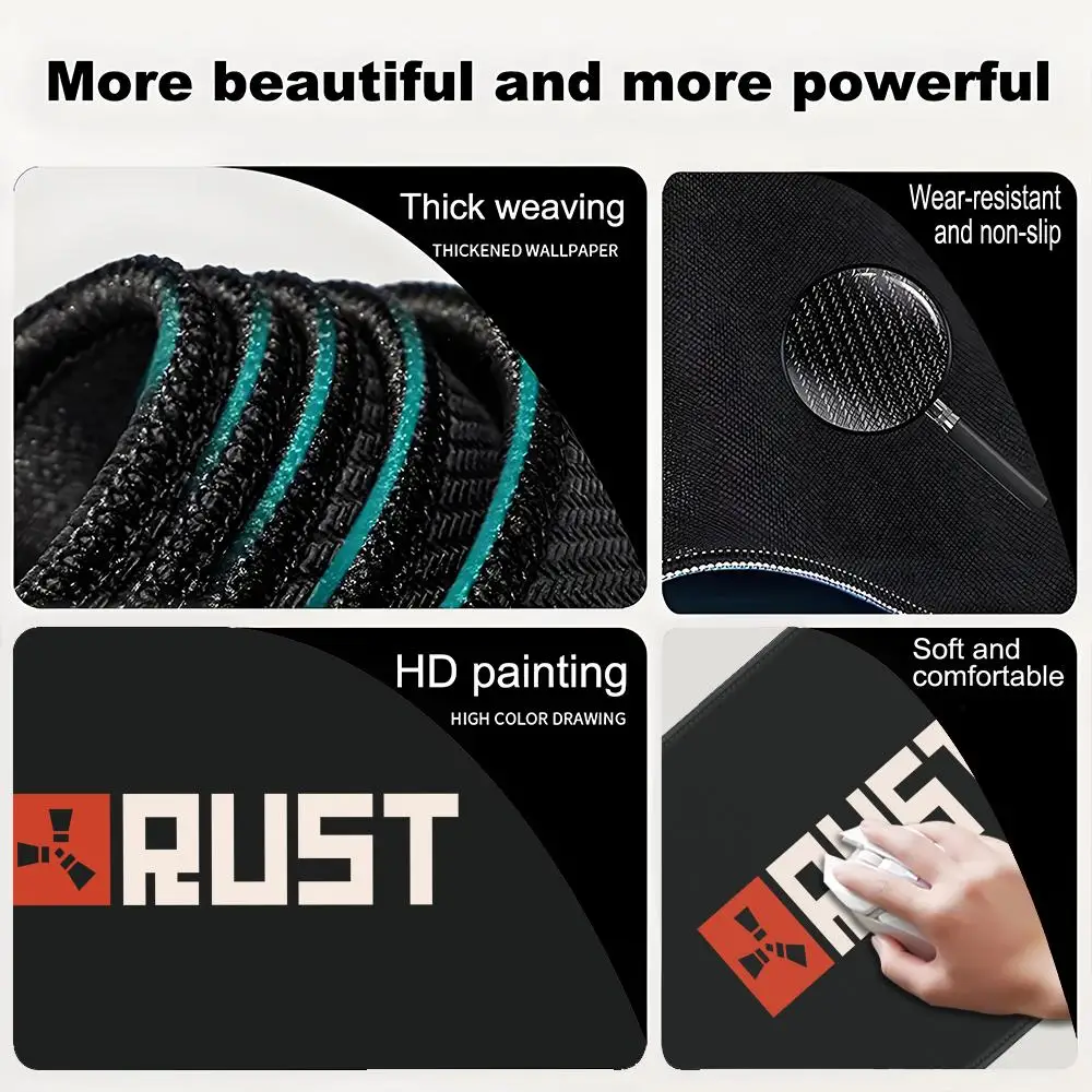 ラスト大型ゲーミングマウスパッド コンピューターマウスパッド PCゲーマー マウスマット ノートパソコンマウスパッド XXL シリコンマウスカーペット キーボードマット デスクパッド