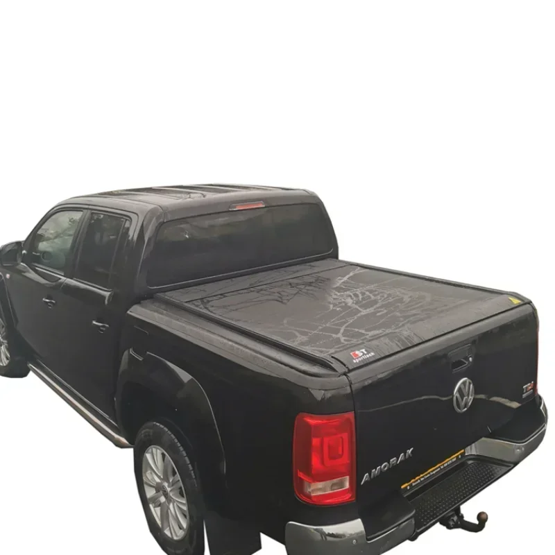 Retractable truck bed pickup tonneau cover roller lid aluminum cover for  Amarok hard Roller Shutter