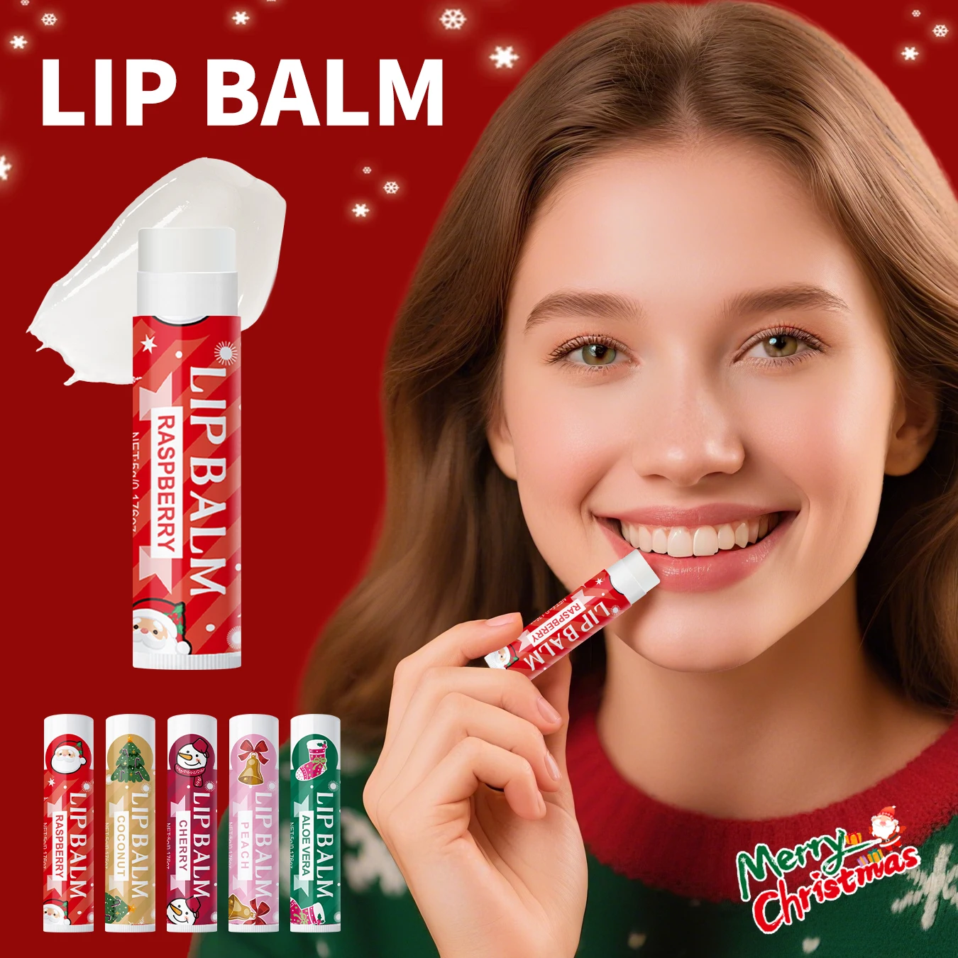 Ensemble de rouges à lèvres de noël, 20 pièces/boîte, remplissage de chaussettes de noël, cadeau de noël, brillant hydratant longue durée, Non gras, 5 saveurs