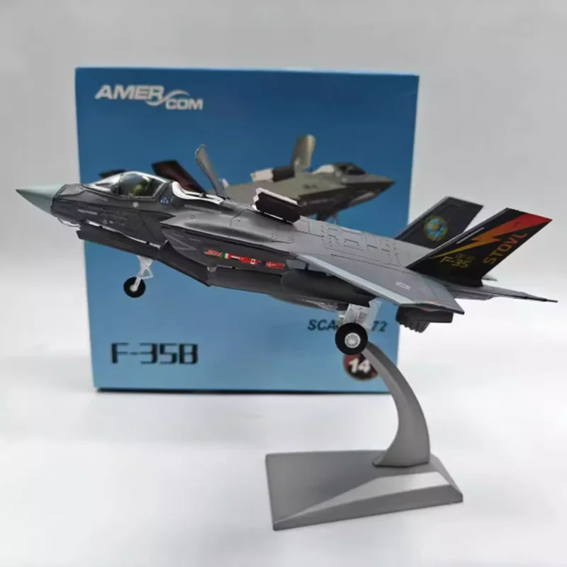 

Литой под давлением масштаб 1:72 F-35B, сплав, истребитель, реактивная модель самолета, статическая коллекция, украшенные праздничные подарки, игрушки, сувенирный подарок