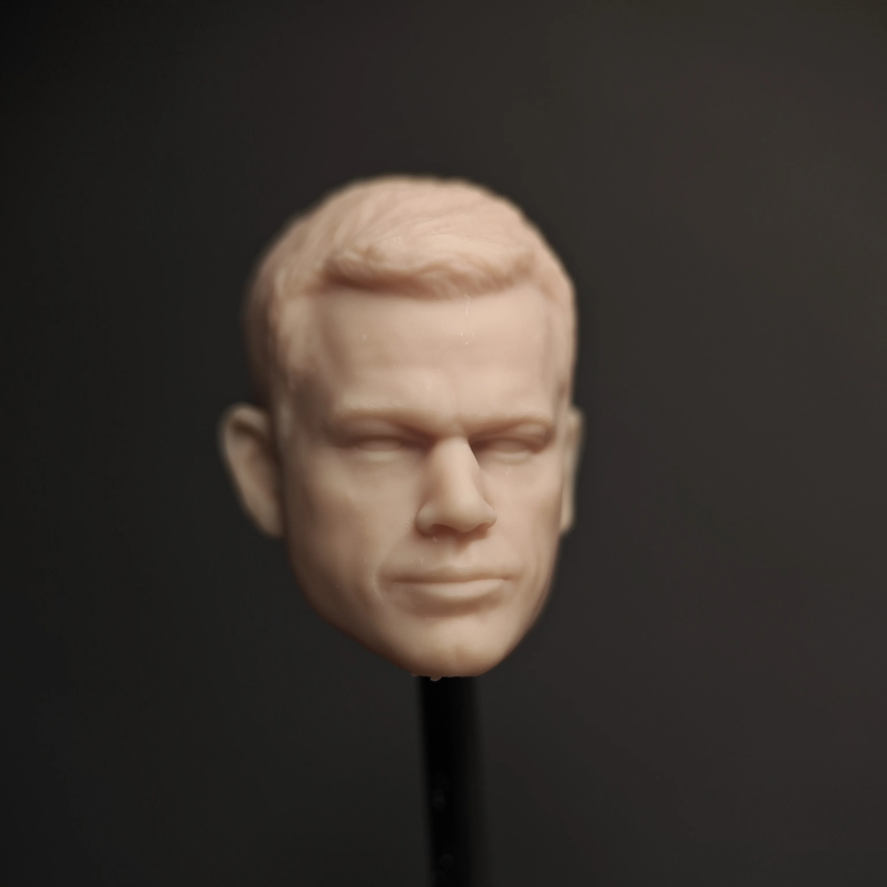 HL2066 DIY Customized 1/18 1/12 1/10 Scale Matt D Unpainted Head Sculpt for 3.75