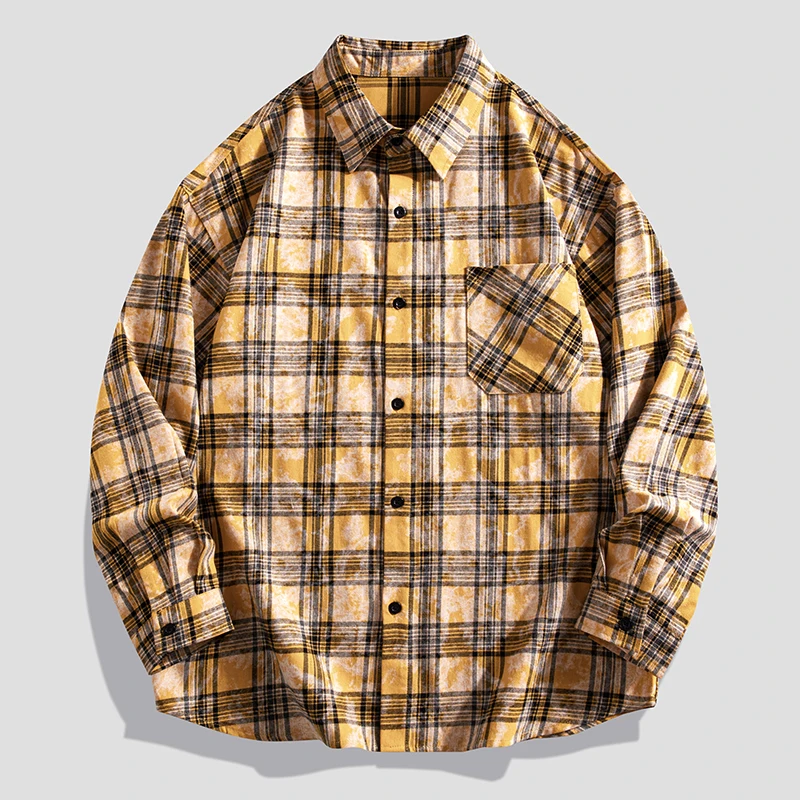 

Casual Long Sleeve Shirt Men's Streetwear Fashion Blouse Streetdress Hombre Male Clothing Spring Summer Camisa Men's Shirts New