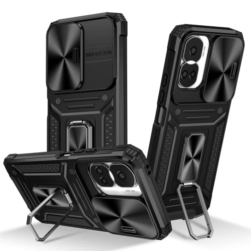 

Push Slidie Lens Case For Honor 90 Lite Cover for Honor 90 Lite Fudna Capa Coque Armor Magnetic Phone Bumper For Honor 90 Lite