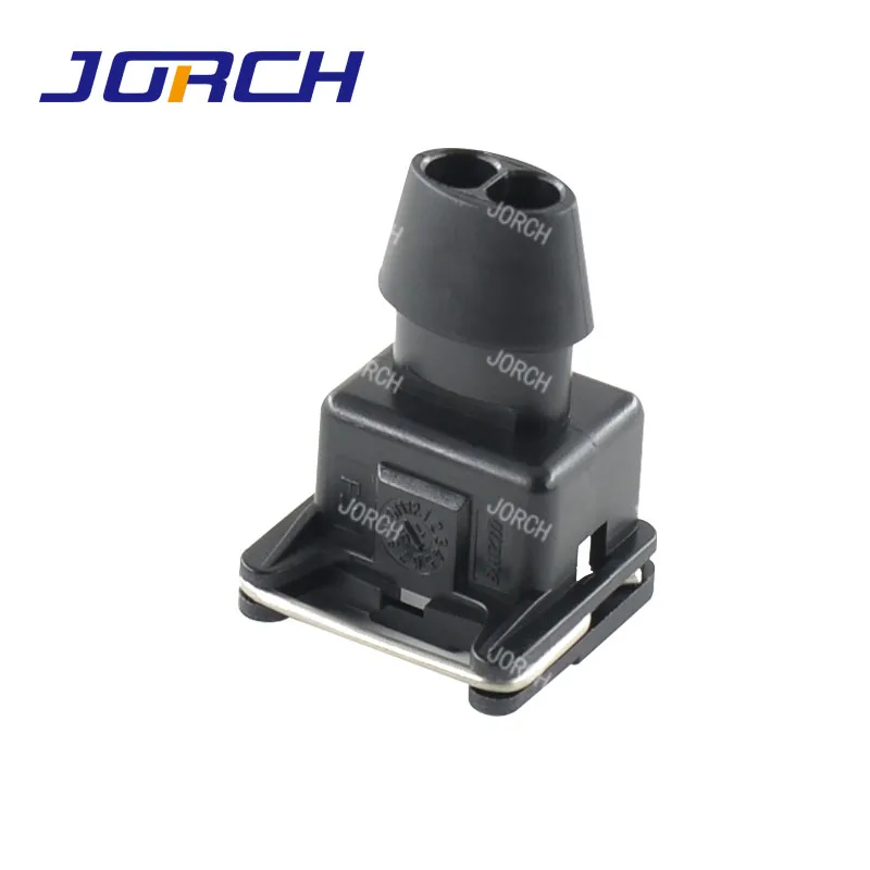 Tyco-conector de inyector de combustible de 2 pines, enchufe de alimentación Junior (mini temporizador) impermeable con bota de goma para coches, 1
