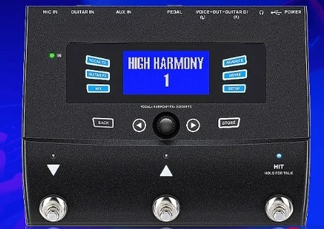 Para TC-Helicon VoiceLive play acústica, tocar guitarra acústica