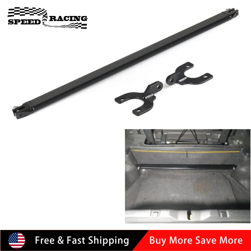 

Billet Aluminum Rear Tuning Strut Bar Black For 1992-1995 Honda Civic Hatchback CX Si VX 1997-2001 Acura Integra GS Type R