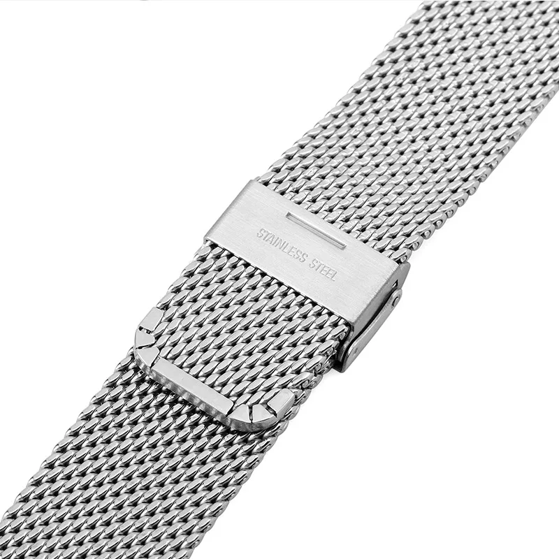 Women Men Universal Smartwatch Strap 1.0mm 0.6mm Milanese Mesh Quick Release Band for DW for Omega Stainless Steel Bracelet Belt image 3