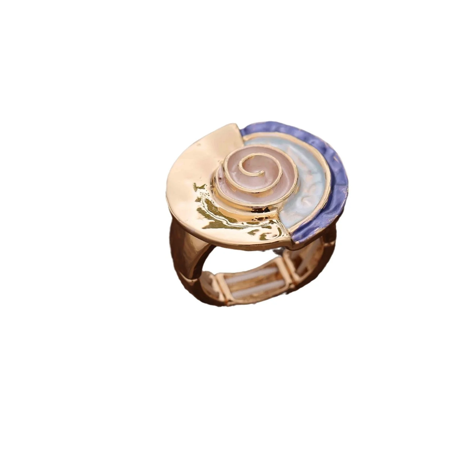 New Round Colored Oil Rose Starry Sky Wheel Alloy With Advanced Versatile Ring For Men And Women