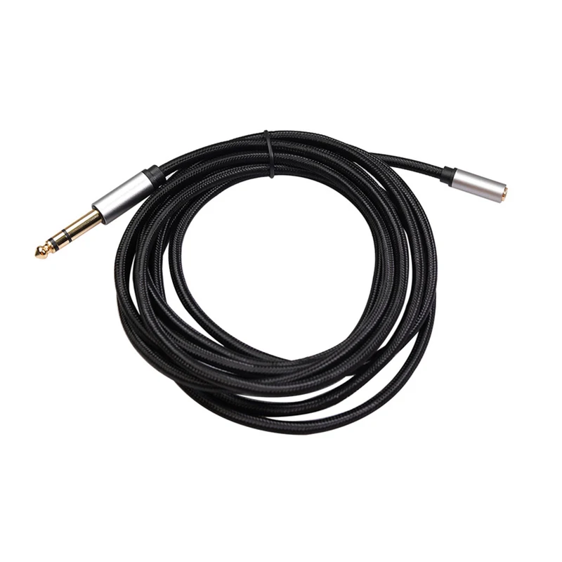 

6.35 Male To Female 3.5 Audio Extension Cable 1/4 To 3.5mm TRS Stereo Jack Audio Cable for Guitar Amplifier Keyboard Piano
