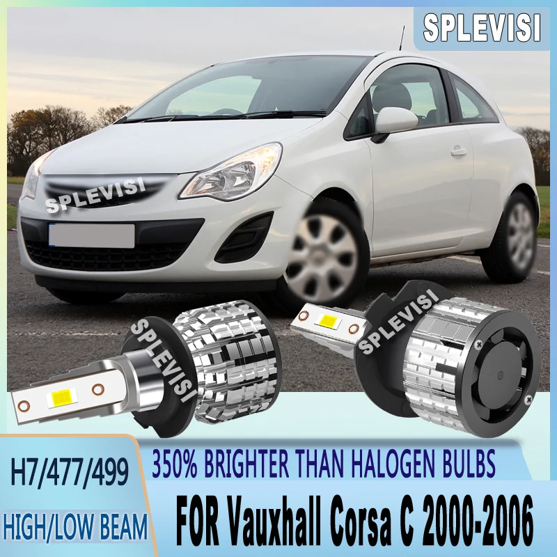 

Effortless Setup 12v Stable Night Driving Safety H7 LED HIGH/LOW BEAM For Vauxhall Corsa C 2000 2001 2002 2003 2004 2005 2006