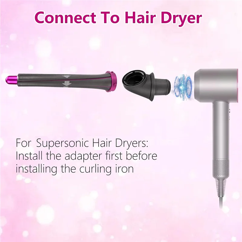 

Для Dyson Airwrap HD01 HD03 HD08 HD15 HD16 Насадка для стайлера с адаптером для конвертации щипцов для завивки волос в фен 20 мм-AC08