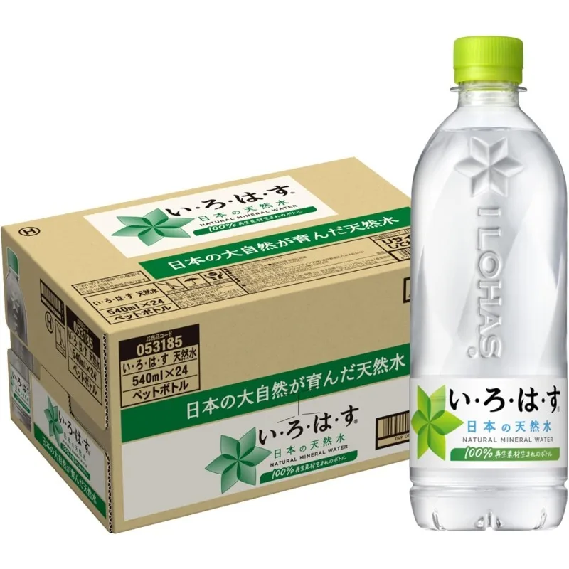 I・RO・H・US 東海天然水、富山県、伊吕波水、540ml PET、24本(1箱)送料無料